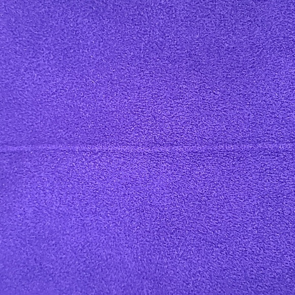 Talbots Double-Face Wing Collar Crop Open Front Wool Jacket in Purple - Picture 16 of 17